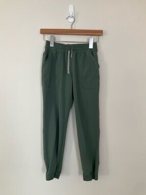 Patagonia Kids Olive Green Jogger Sweatpants with Drawstring